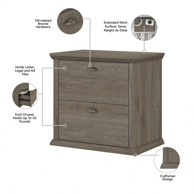 2-Drawer Vertical File Cabinet