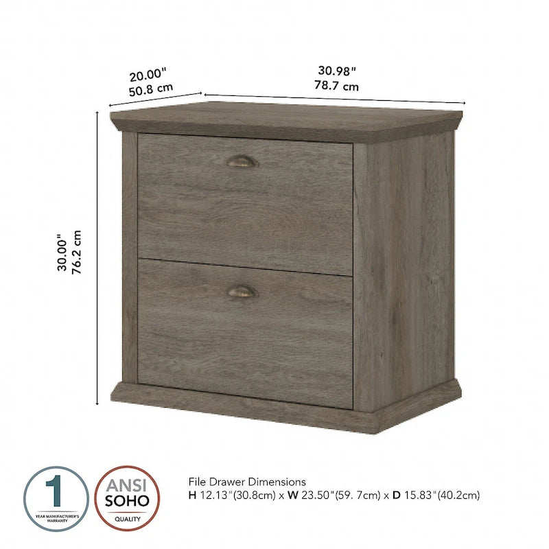 2-Drawer Vertical File Cabinet