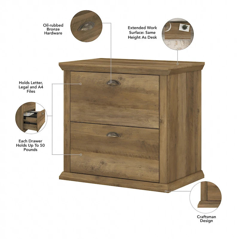2-Drawer Vertical File Cabinet