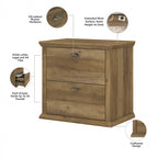 2-Drawer Vertical File Cabinet