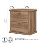 2-Drawer Vertical File Cabinet