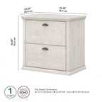 2-Drawer Vertical File Cabinet