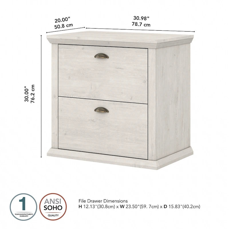 2-Drawer Vertical File Cabinet